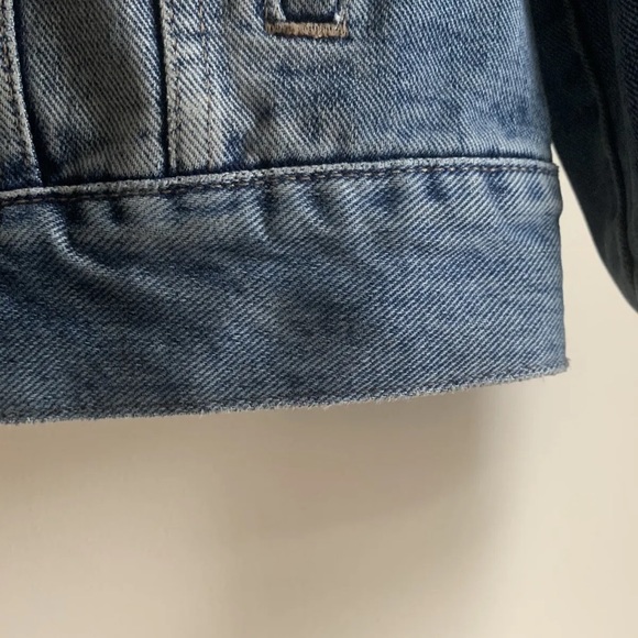 Men's Next Denim Jacket Size Small Great Used Condition Light Blue Wash - Picture 14 of 15